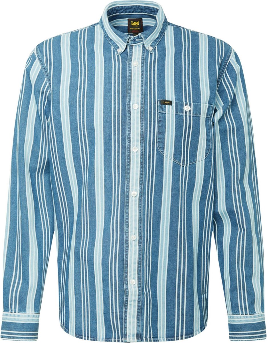 Lee overhemd Lichtblauw-Xl
