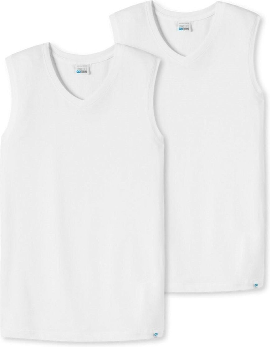Schiesser tanktop 2 pack Long Life Cotton
