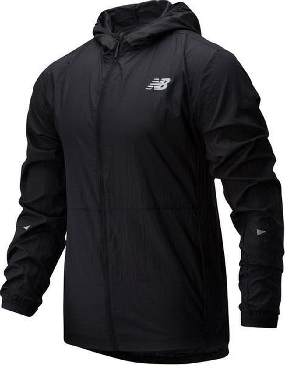 New Balance Impact Lite Jacket Heren - zwart - maat XL