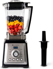 KitchenBrothers Power Blender - 2000W - 2L - Smoothies - IJscrusher - 8 Standen - 4 Snelheden - RVS