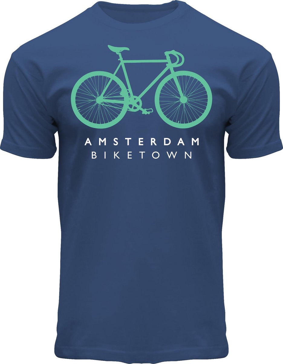 Fox Originals Bike Town Denim Heren T-shirt maat XXL