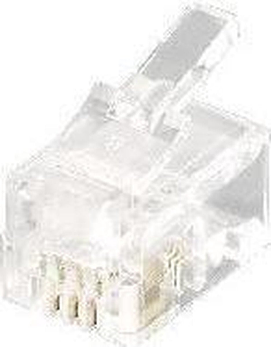 Equip 121111 kabel-connector RJ-11 (4P4C) Transparant