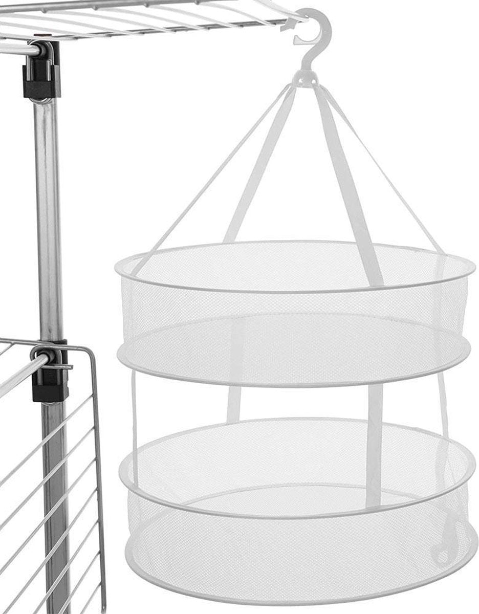 LaundrySpecialist® DROOGNET XXL voor wasgoed - 45cm diameter - Voor het direct en makkelijk drogen van klein en/of fijn wasgoed