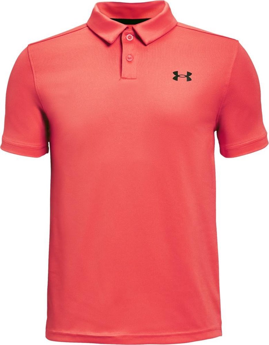 UA Performance Polo-Venom Red / Venom Red - Jongens maat: 158    kinderen > golf kleding > golf jongens > polo