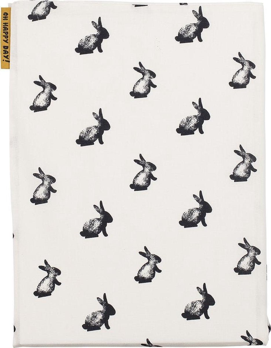 Pericles Wieglaken En Sloop Nero 75 X 110 Cm Wit/zwart