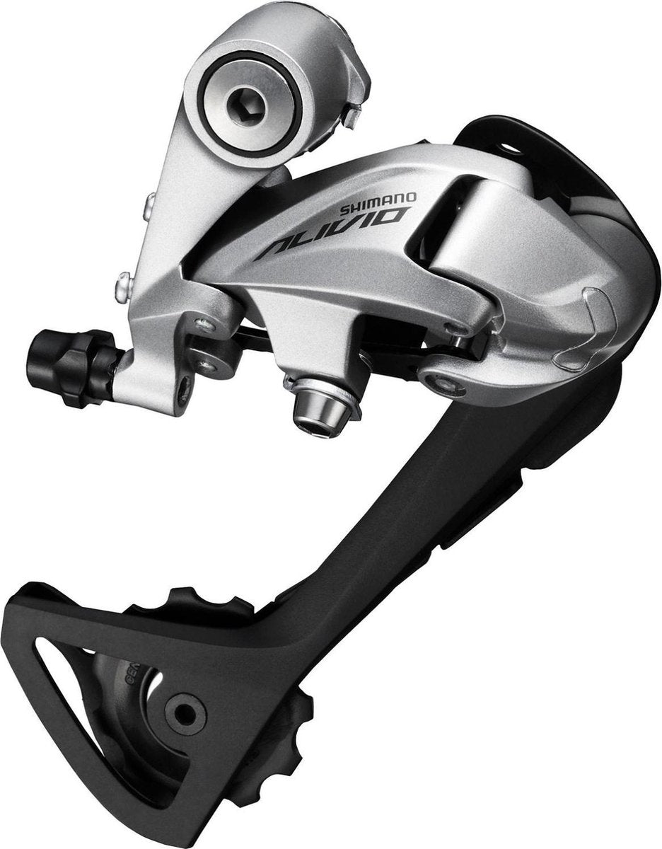 Achterderaileur alivio t4000 9-sp sgs top-normal zilver - ZWART