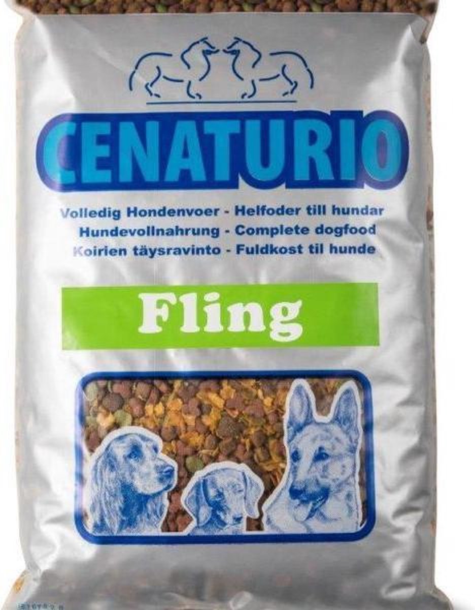 Cenaturio "Actief Diner hondenvoer" - hondenvoer - 15 KG - alle honden die zeer actief zijn en / of actief getraind worden - De voeding wat een dier nodig heeft om fit en gezond te blijven!