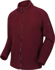 Esdras Fleece met honingraatpatroon en rits over de volle lengte van Regatta voor Heren