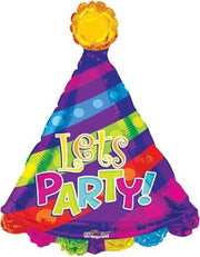 Folie ballon Lets Party! 71 cm groot