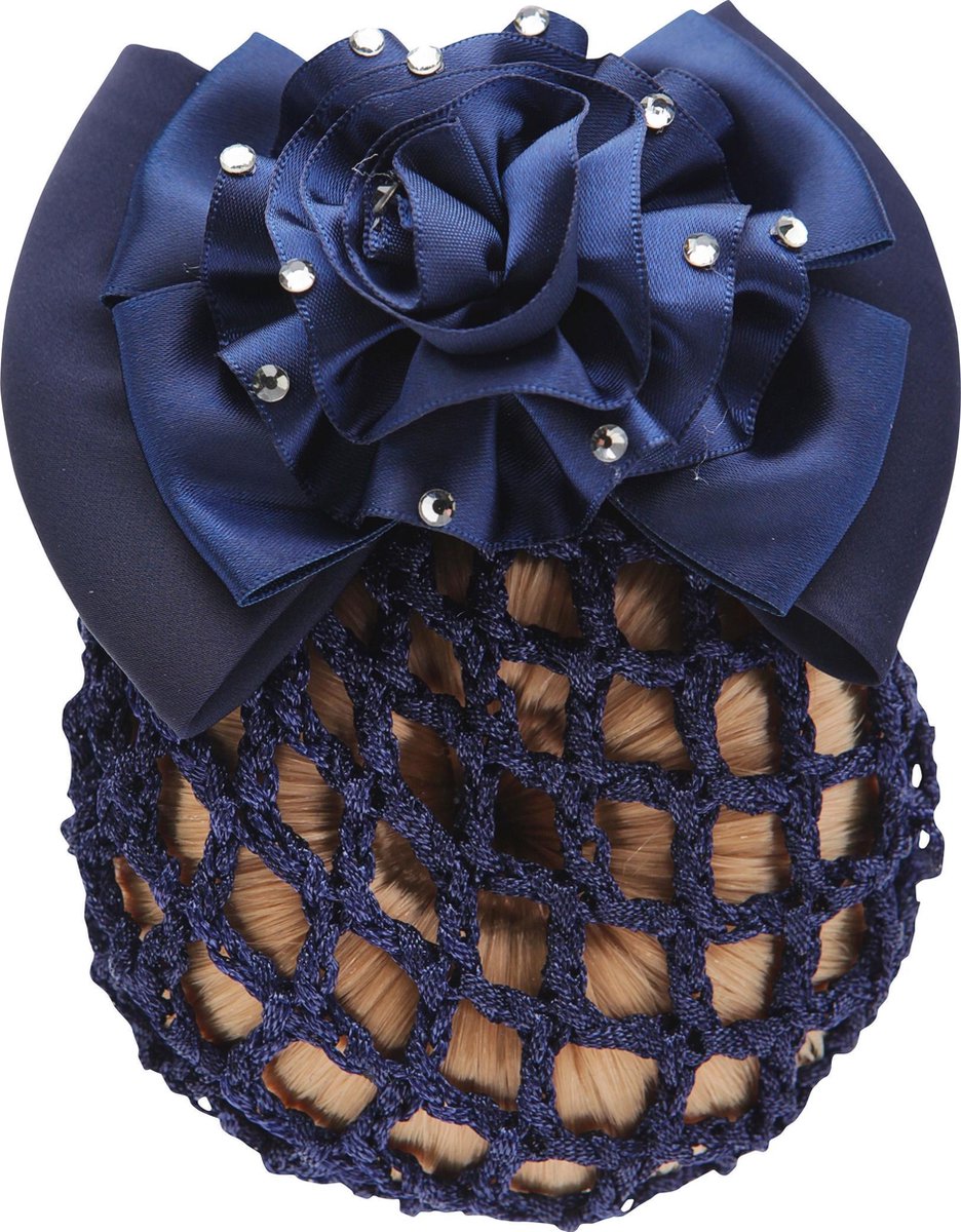 Horka Flower Glitter - Haarstrik - Blauw