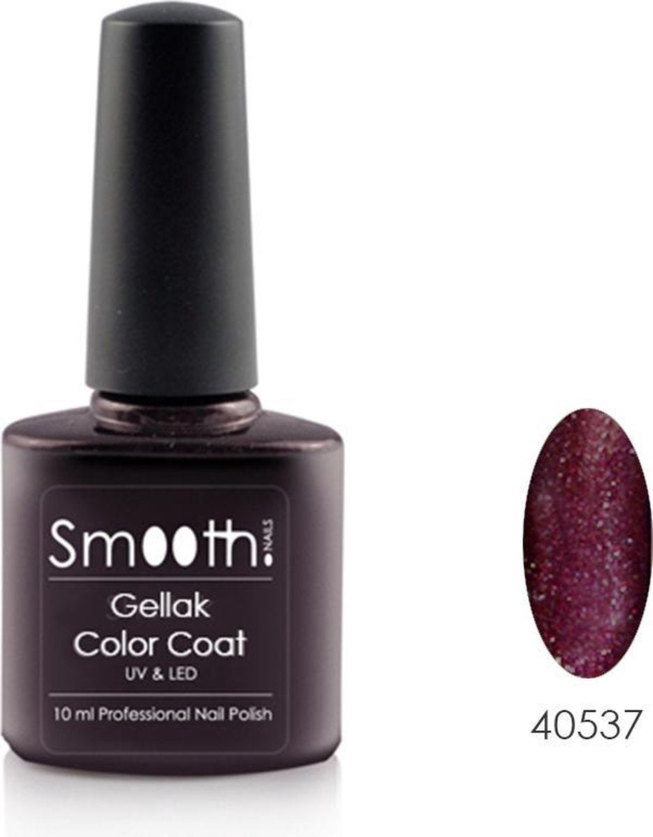 Smooth Nails – Diva Glam – Gellak – Rood – Glitter