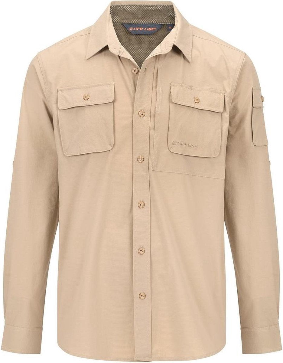 Life-Line Malton Overhemd - Heren Outdoor Blouse - Anti-Insect Werking
