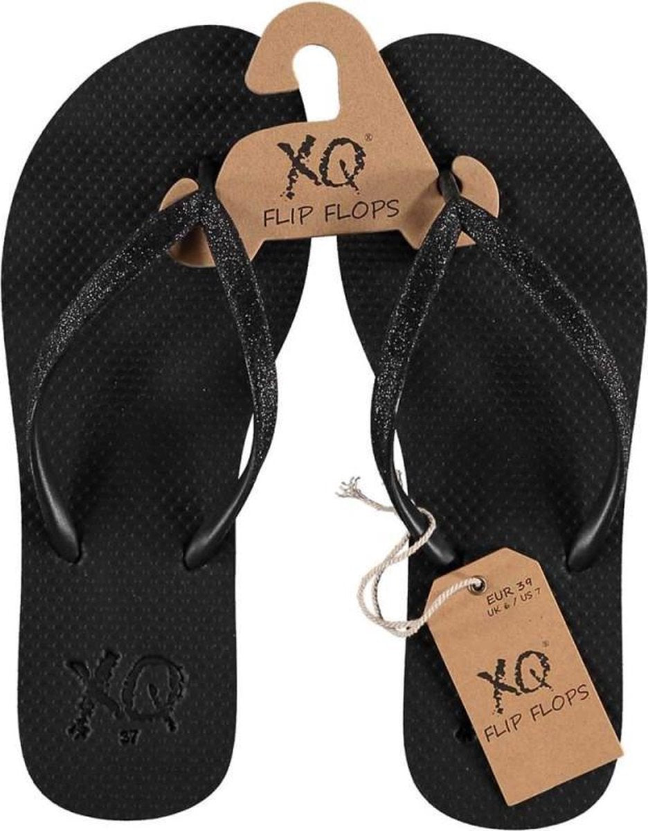 XQ Flipflops - Dames teenslippers - Zwart - Maat 39