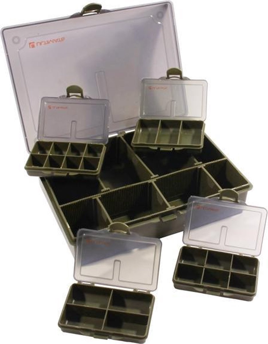 Ultimate Medium Adventure Tacklebox inclusief 4 Bit Boxes | Tackle box
