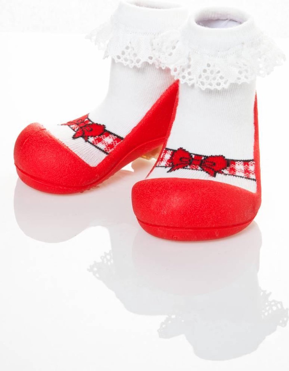 Attipas babyschoentjes Ballet Rood Maat: 22