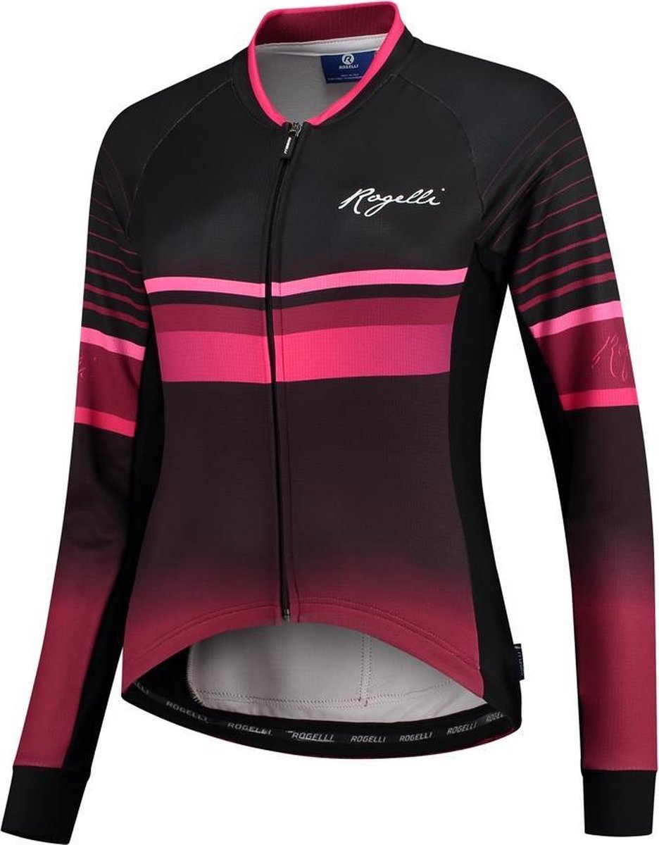 Rogelli Ds Wielershirt LM Impress Bordeaux/Roze S