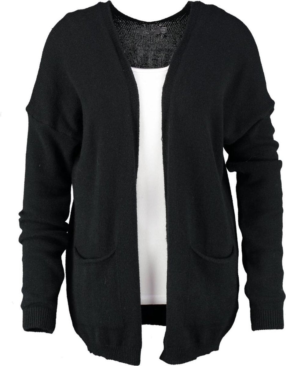 Geisha zwart vest relaxed fit - Maat XXL
