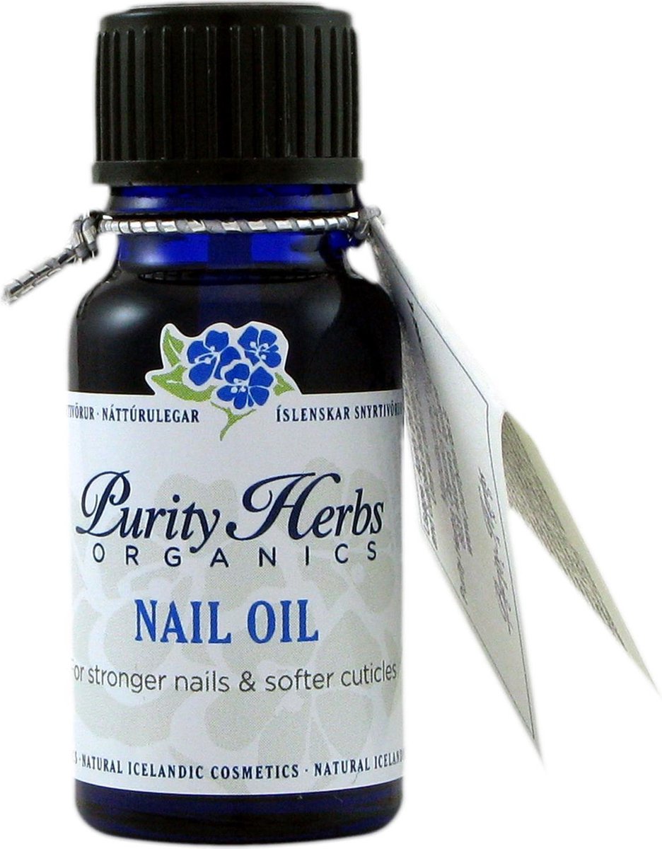 Nagelolie - 100% natuurlijk voor droge en broze nagels - schimmelwerend - Met IJslandse kruiden- 30 ml