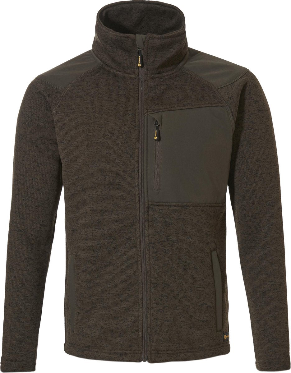 Rovince Fleece Vest Heren - Kleur Donkergroen - Maat M - Winddicht