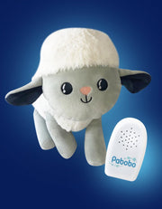 Angelcare - Baby Speelgoed White Noise Knuffel - Milo het Schaap - Wit - Pabobo