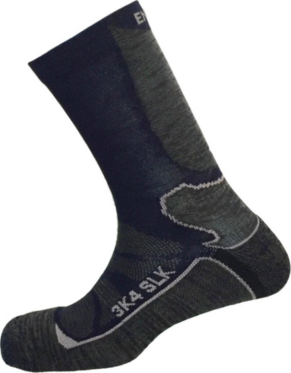 Enforma SLK-3K4 wandelsokken - Sportsokken - Blauw / Grijs - Merino - S (36-38)