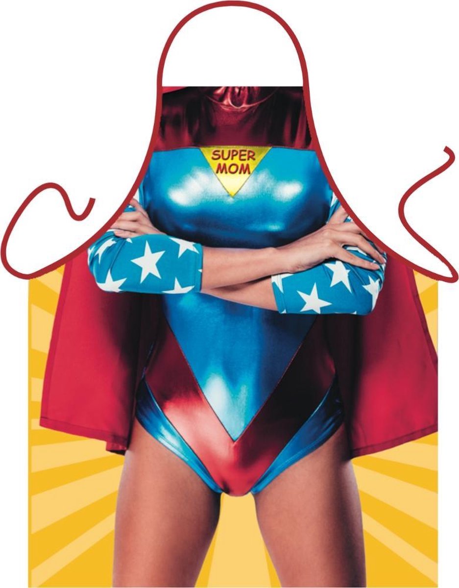 Super MOM - Grappig Leuk Schort Keukenschort