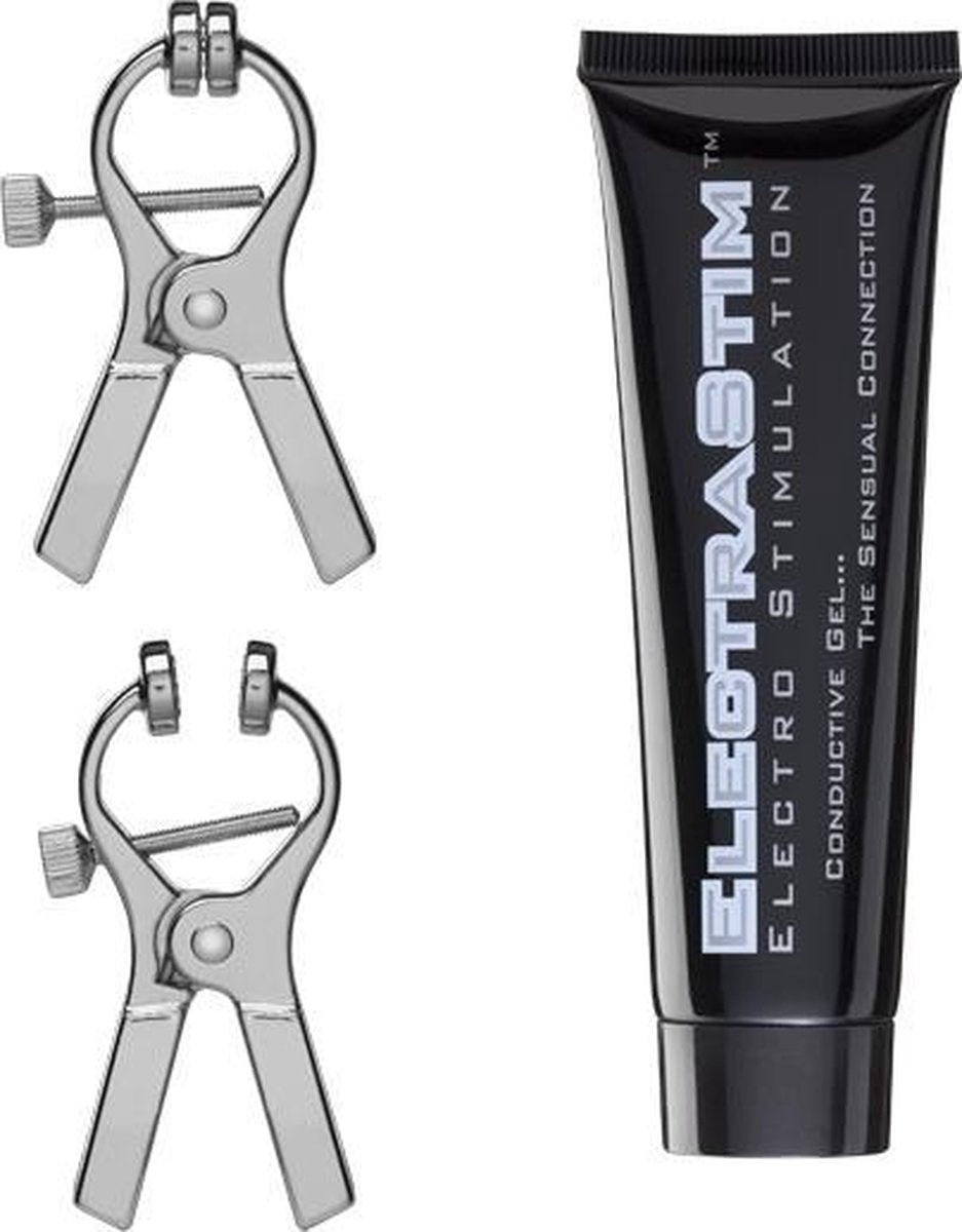 ElectraStim Uni-Polar Klem Electrosex - Zilver