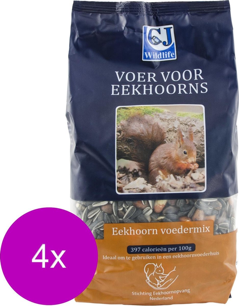 Wildbird Eekhoornmix - Voer - 4 x 1.50 l