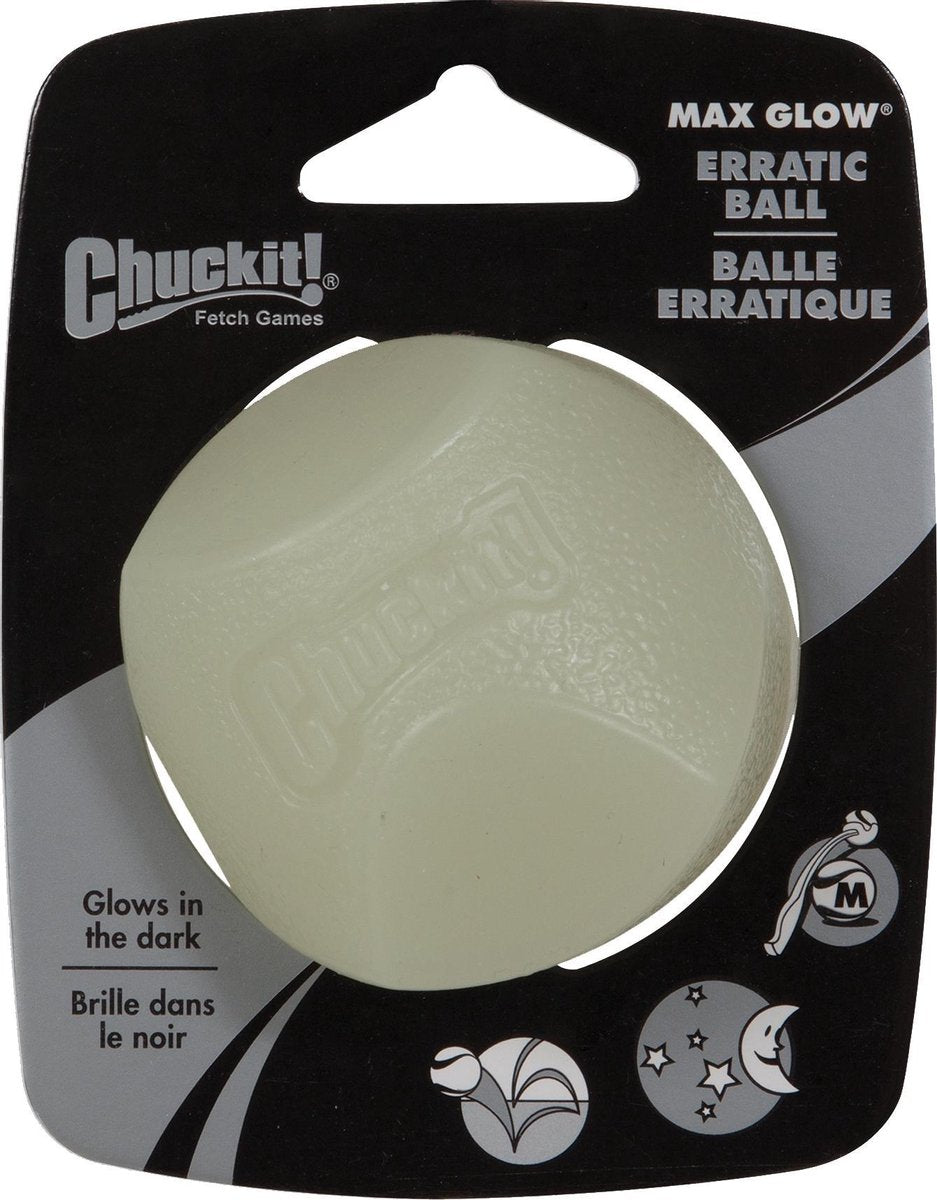 Chuckit Max Glow Erratic Ball M 6 cm