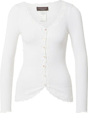 Rosemunde gebreid vest Offwhite-L