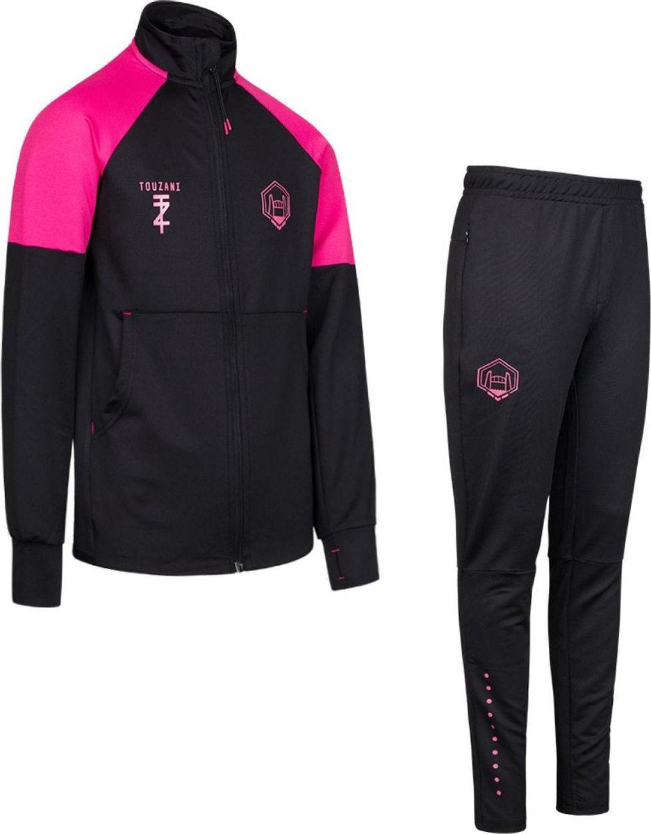 Touzani ATW SUIT Jr. - Black/Magenta - 100% Polyester - Maat: 140