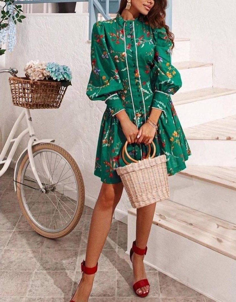 Green Dynasty Dress - XL