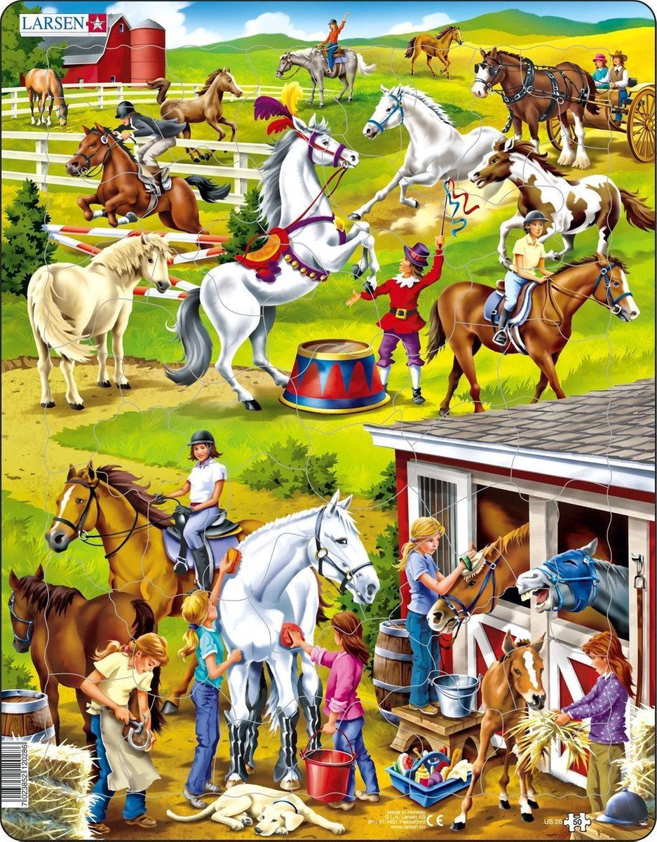 Puzzel LARSEN: De Paardenmanege (50)