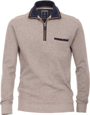 Redmond heren trui katoen - schipperstrui - beige -  Maat L