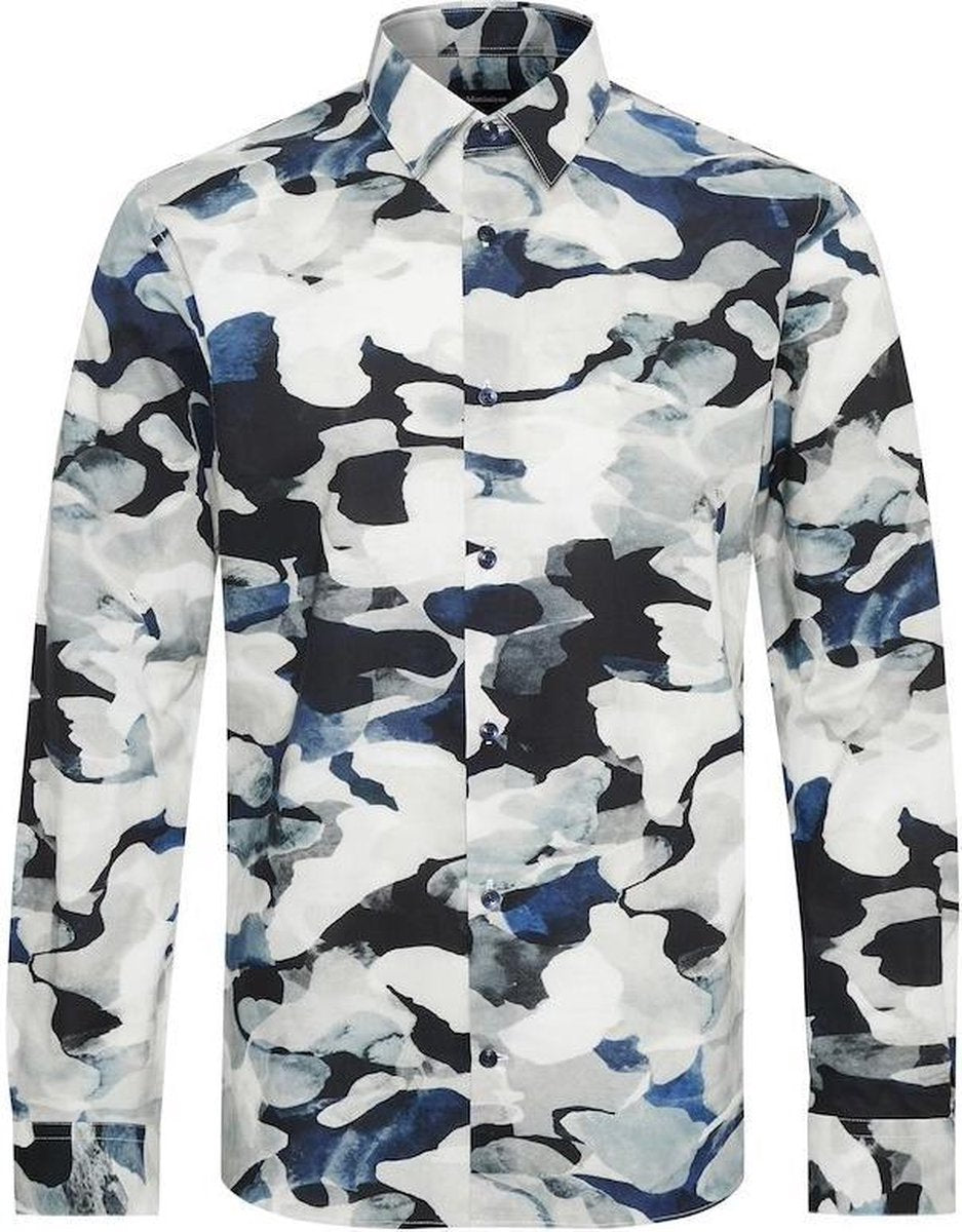 Matinique Overhemd Robo Wave Blauw (30205107 - 194044)