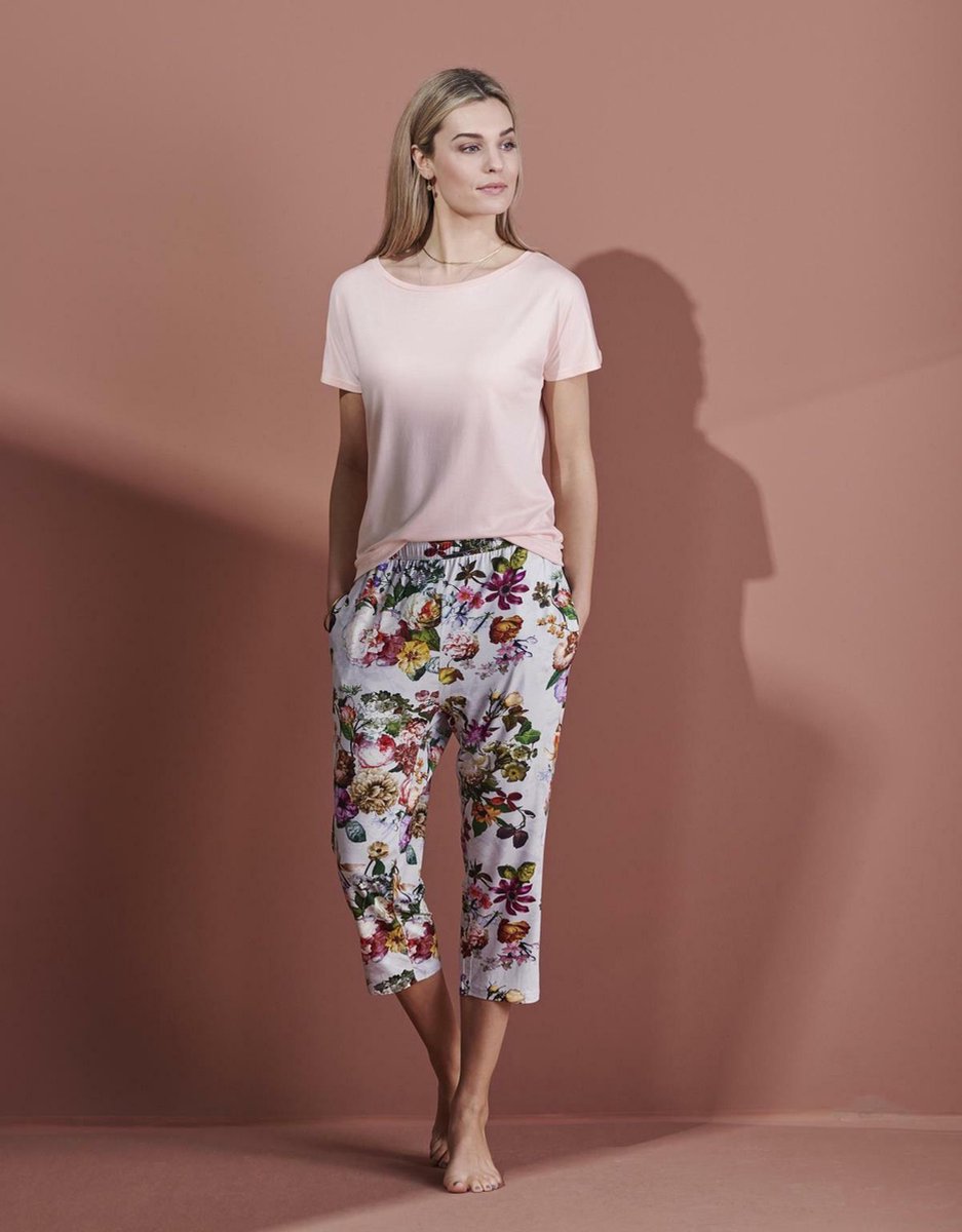 ESSENZA Rosie Fleur Driekwart (3/4) Broek Grijs - XXL