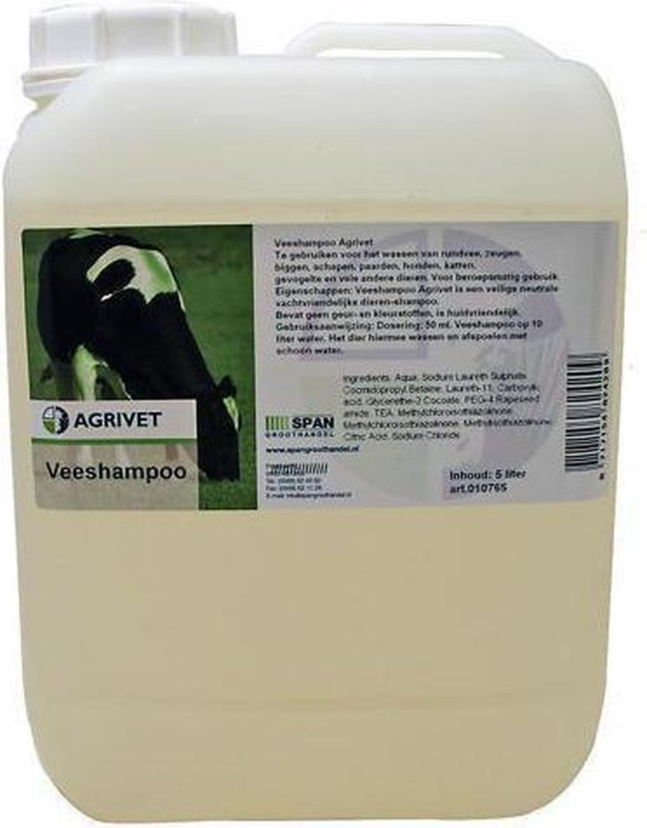 Agrivet Veeshampoo 5ltr
