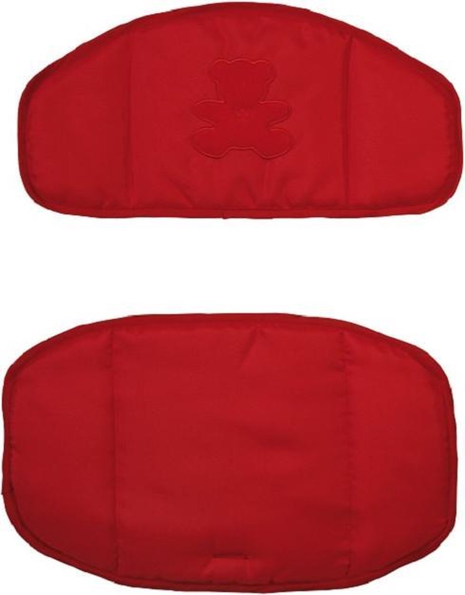 Roba Stoelverkleiner Canvas Junior Rood Polyester Rood 2-delig
