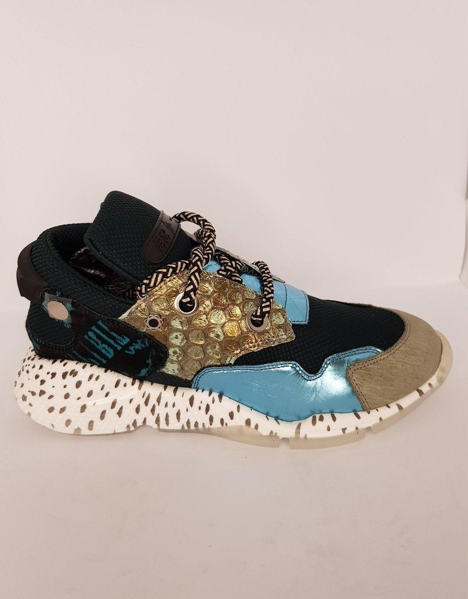 Tuffoni dadsneaker blauwe schub - 35