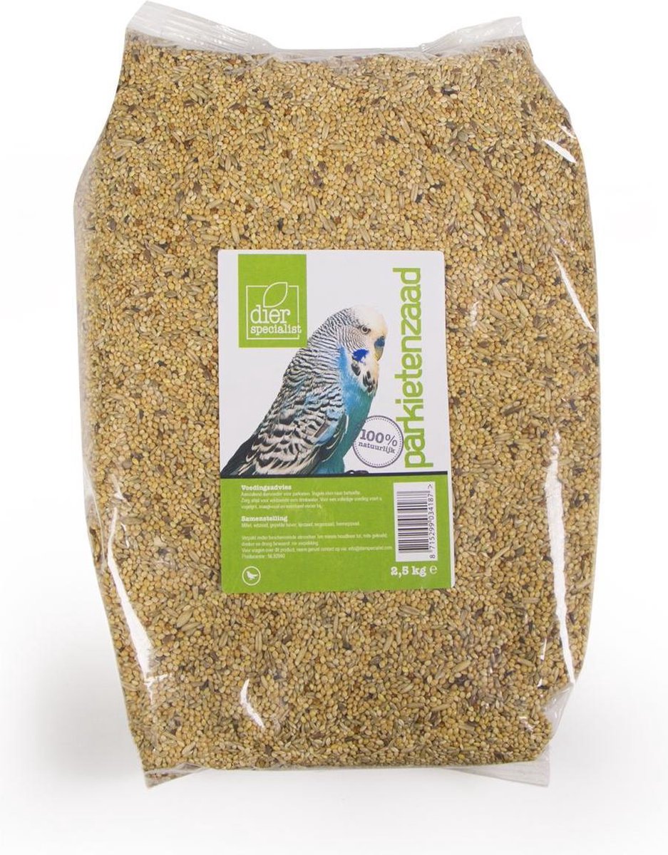 Dierspecialist parkietzaad - 800 gram