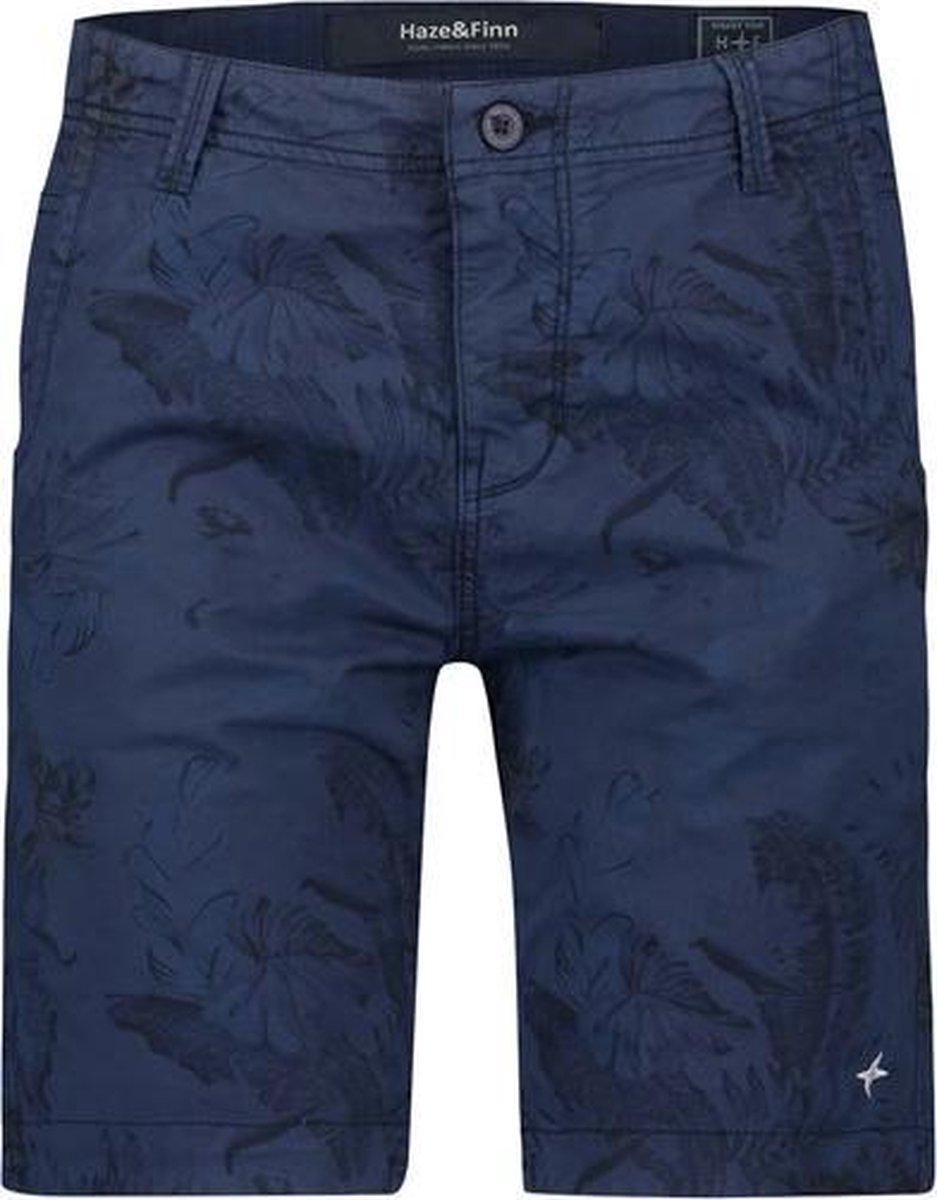 Short Casual Mu13 0518 Navy-jungle Aop
