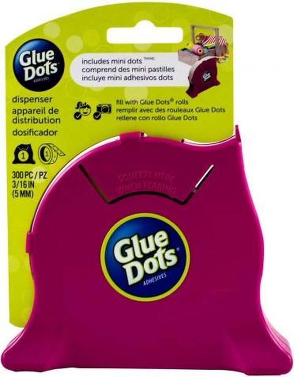 Glue Dots • Desktop dispenser raspberry mini dots roll 5mm