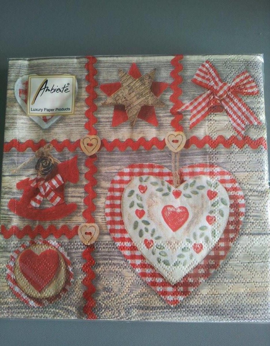 Servetten vintage kerst