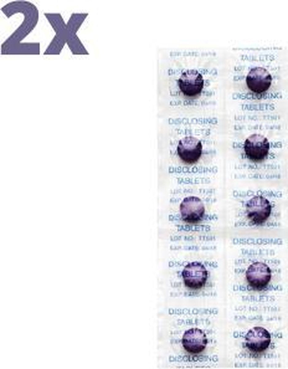 Tepe Plakverklikker Tabletten - 2x 10 stuks - Voordeelverpakking