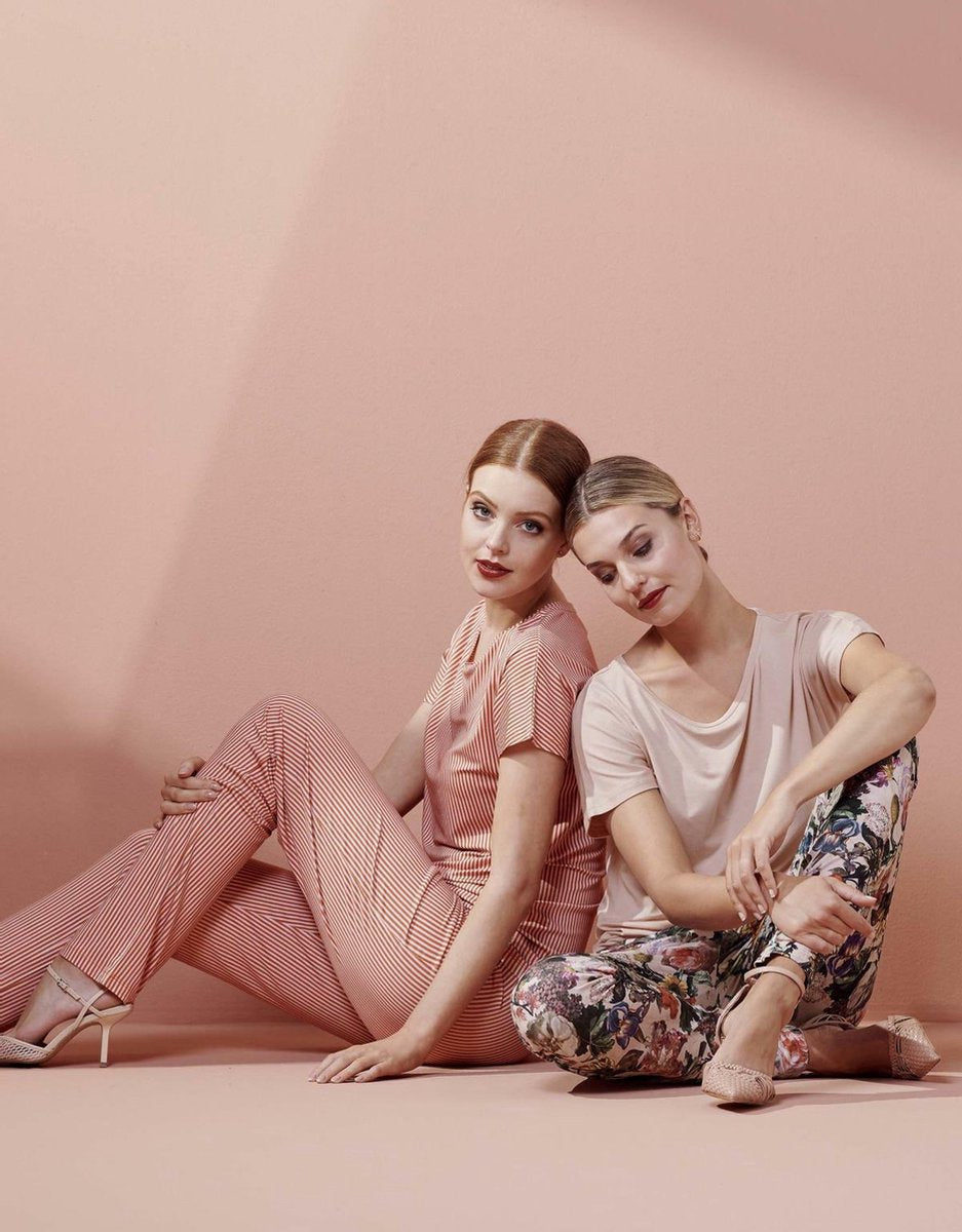 ESSENZA Ellen Uni Top Korte Mouw Rose - S