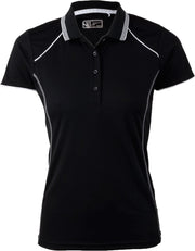 Sjeng Sports Dalla - Sportpolo - Vrouwen - Maat L - Zwart