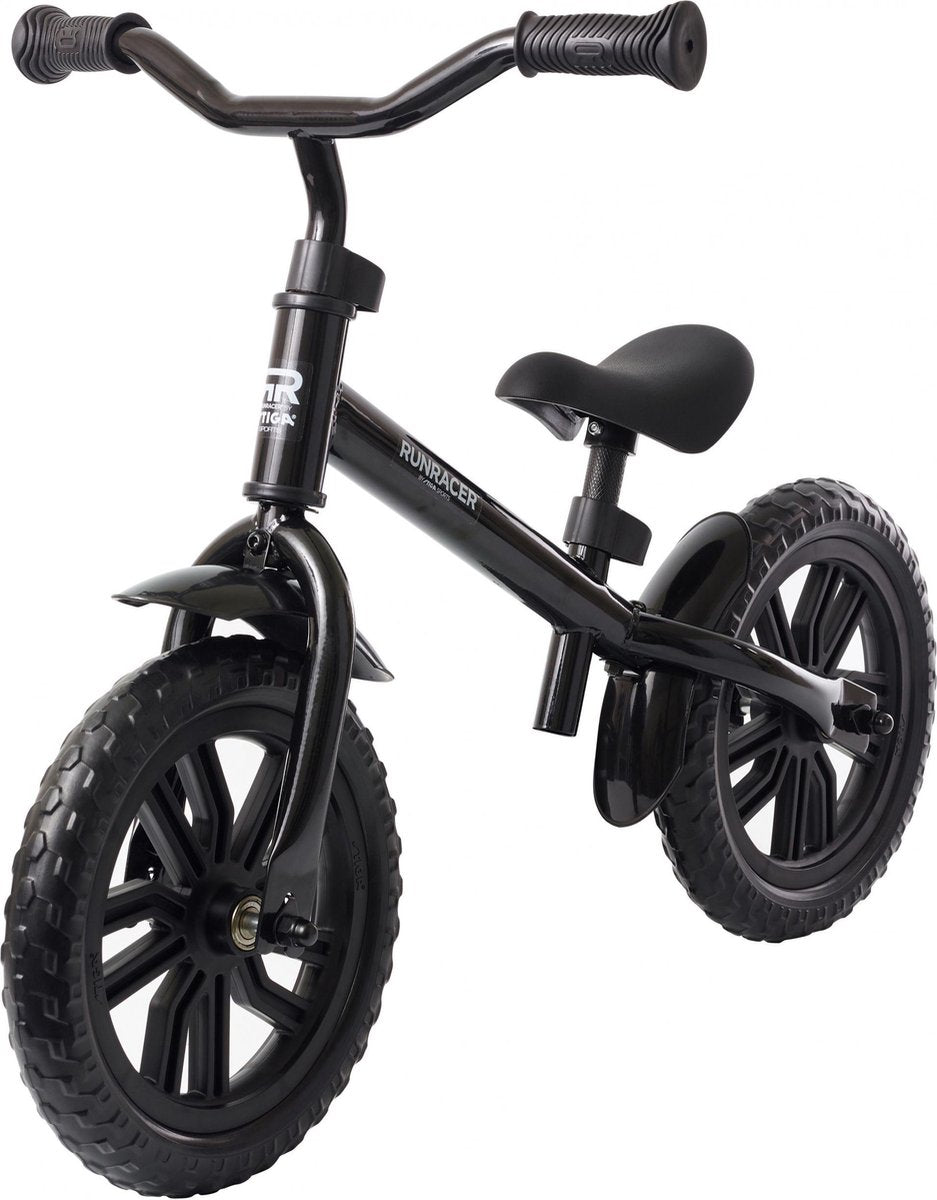 Stiga Runracer - Loopfiets - Unisex - Zwart - 12