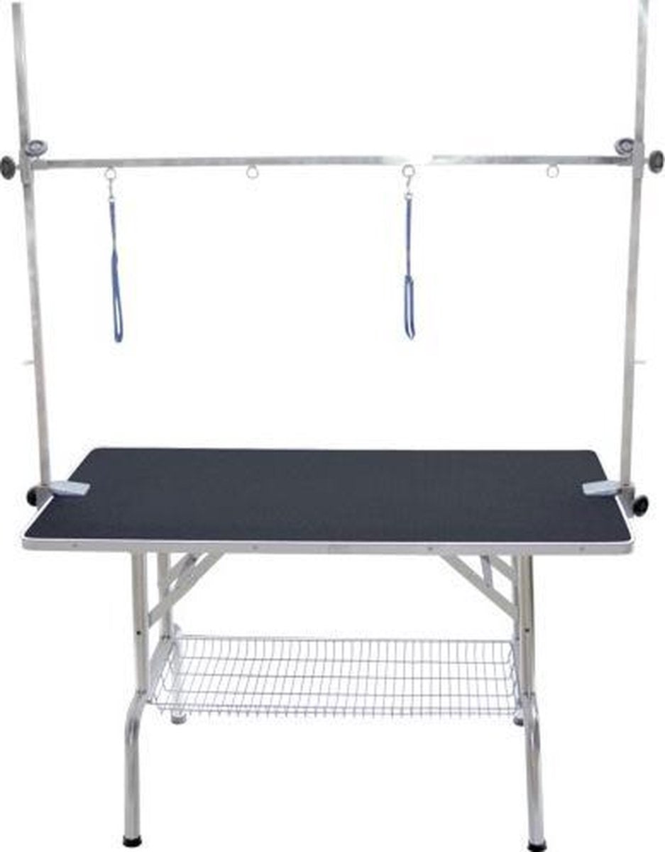 Trimtafel Topmast XL met dubbele trimarm. RVS 115x60cm