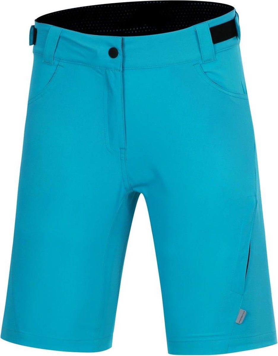 Protective Fietsbroek P-valley Dames Polyester Aqua Maat 38