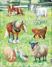 Puzzel Maxi Dieren - Kinderboerderij - 34 stukjes